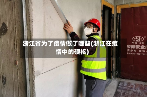 浙江省为了疫情做了哪些(浙江在疫情中的硬核)-第1张图片