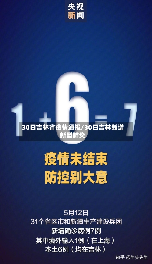 30日吉林省疫情通报/30日吉林新增新型肺炎-第1张图片