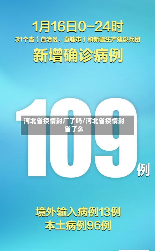 河北省疫情封厂了吗/河北省疫情封省了么-第1张图片