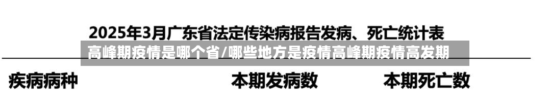 高峰期疫情是哪个省/哪些地方是疫情高峰期疫情高发期-第1张图片
