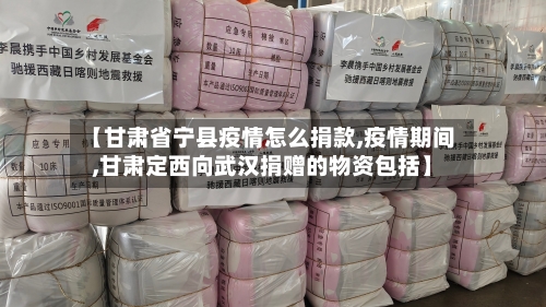 【甘肃省宁县疫情怎么捐款,疫情期间,甘肃定西向武汉捐赠的物资包括】-第1张图片