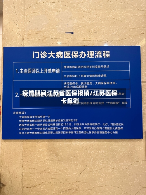 疫情期间江苏省医保报销/江苏医保卡报销-第1张图片