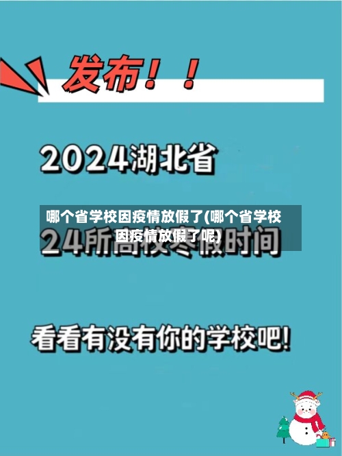 哪个省学校因疫情放假了(哪个省学校因疫情放假了呢)-第1张图片