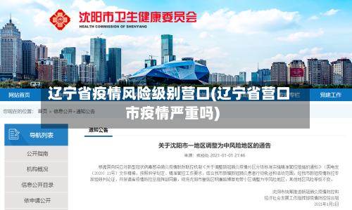 辽宁省疫情风险级别营口(辽宁省营口市疫情严重吗)-第2张图片