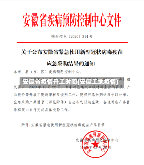 安徽省疫情开工时间(安徽工地疫情)-第1张图片