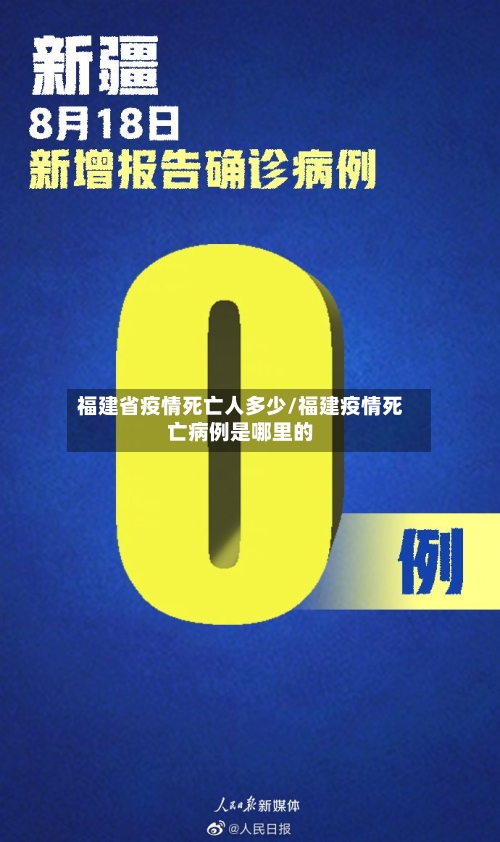 福建省疫情死亡人多少/福建疫情死亡病例是哪里的-第1张图片
