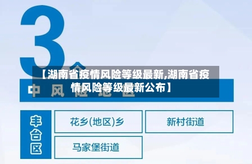 【湖南省疫情风险等级最新,湖南省疫情风险等级最新公布】-第3张图片