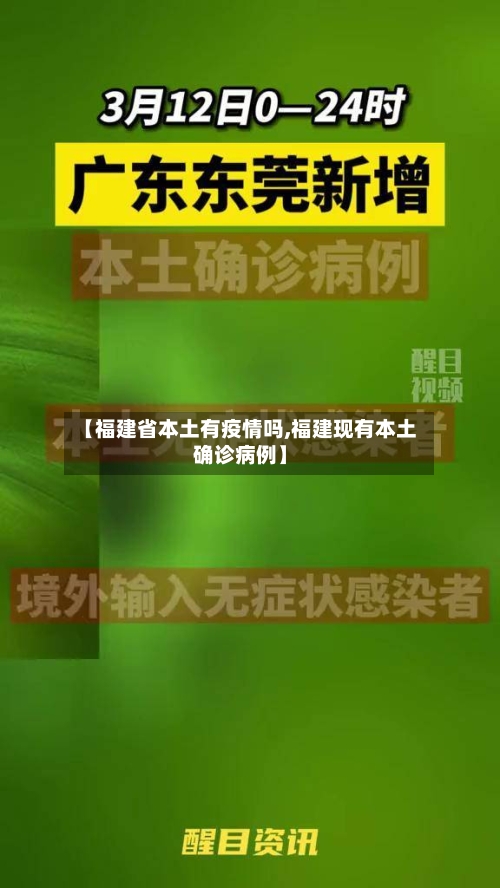 【福建省本土有疫情吗,福建现有本土确诊病例】-第3张图片