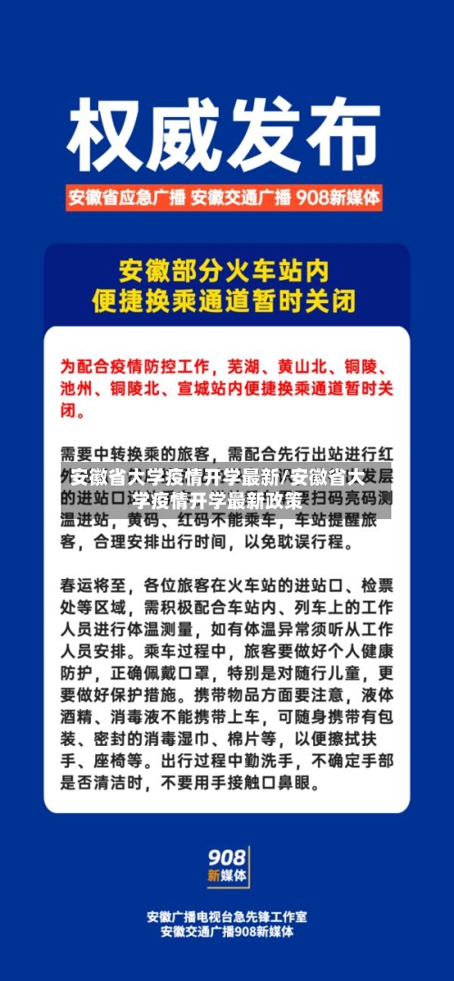 安徽省大学疫情开学最新/安徽省大学疫情开学最新政策-第2张图片
