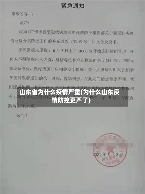 山东省为什么疫情严重(为什么山东疫情防控更严了)-第2张图片