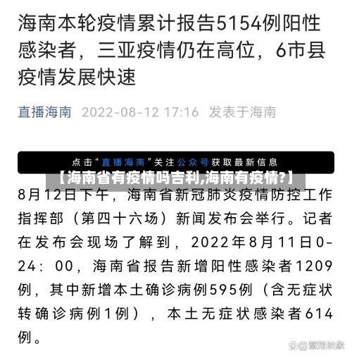 【海南省有疫情吗吉利,海南有疫情?】-第1张图片