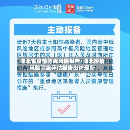 湖北省疫情等级风险报告/湖北疫情风险等级评估报告出炉最新-第1张图片