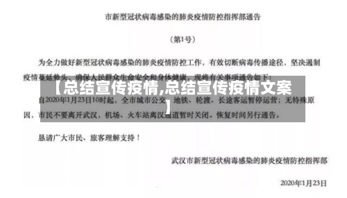 【总结宣传疫情,总结宣传疫情文案】-第2张图片