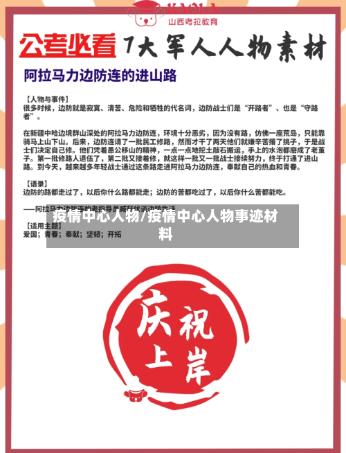 疫情中心人物/疫情中心人物事迹材料-第2张图片