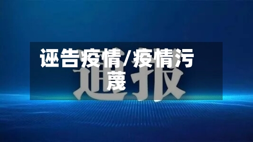 诬告疫情/疫情污蔑-第1张图片