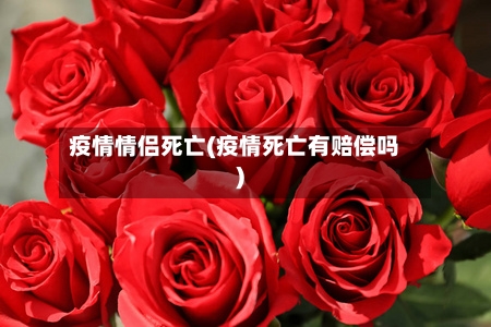 疫情情侣死亡(疫情死亡有赔偿吗)-第1张图片