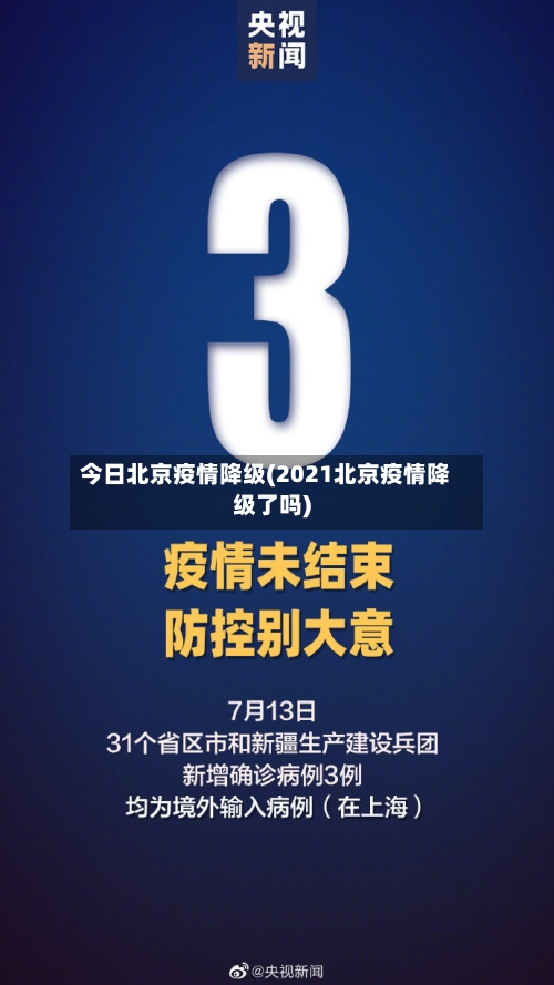 今日北京疫情降级(2021北京疫情降级了吗)-第1张图片