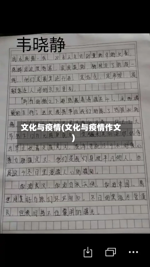 文化与疫情(文化与疫情作文)-第1张图片