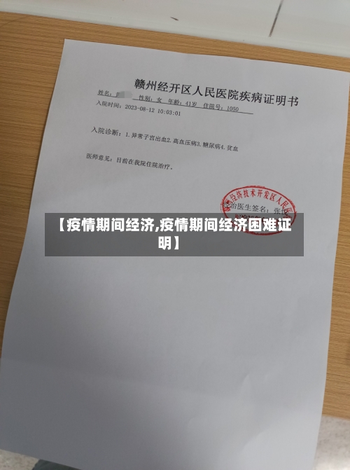 【疫情期间经济,疫情期间经济困难证明】-第2张图片