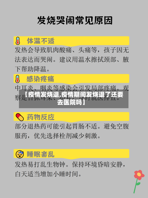 【疫情发烧退,疫情期间发烧退了还要去医院吗】-第1张图片