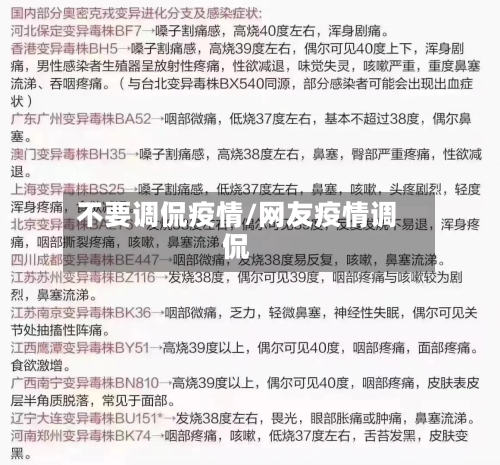 不要调侃疫情/网友疫情调侃-第2张图片