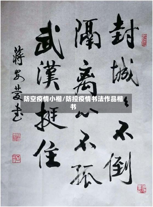 防空疫情小楷/防控疫情书法作品楷书-第2张图片