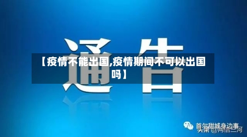 【疫情不能出国,疫情期间不可以出国吗】-第2张图片